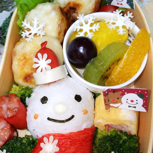 クリスマスにぴったり 子供が喜ぶスノーマンおにぎり カジェール クリスマスにぴったり 子供が喜ぶスノーマンおにぎり カジェール